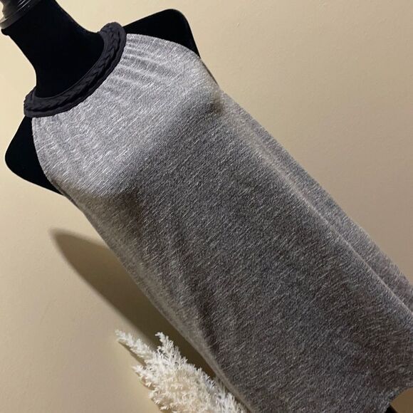 THML | Braided Leather Collar Tunic,  Size XS - Picture 2 of 12